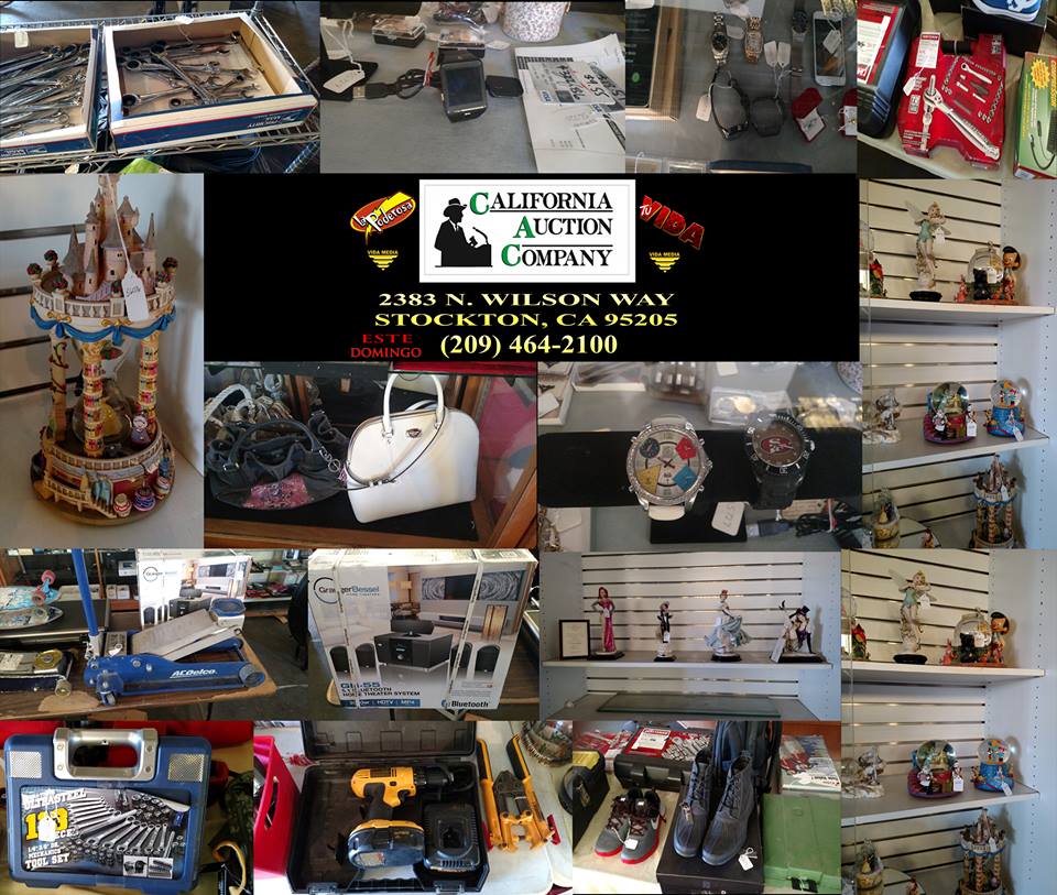 Recuerden que la siguiente subasta sera este Domigo 2 de Octubre a las 11 de la mañana en California Auction Company, 2383 al Norte de la Wilson Way en Stockton, CA.