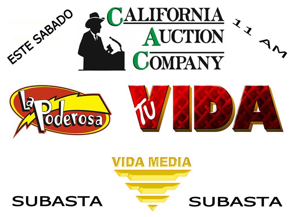 Siguen las subastas. La proxima subasta sera el sabado 22 de Abril a las 11 de la mañana en California Auction Company en el 2383 al Norte de la Wilson Way en Stockton, CA. No se la pierdan!