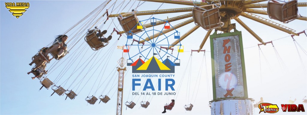 Regresa la feria del condado de San Joaquin a los terrenos de la feria de Stockton del 14-18 de Junio. No se pueden perder de la diversion y entrenimiento para toda la familia. Ya pueden comprar sus boletos y pulseras por adelantado con el 40% de descuento antes del 31 de Mayo por internet aqui: https://sanjoaquinfairgrounds.com/fair/ o vayan ala oficina de la feria del condado de San Joaquin. Recuerden que para obtener el 40% descuento tienen que comprar antes del 31 de mayo. 
